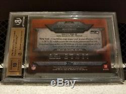 2012 Triple Threads Russell Wilson auto patch / 99 ROOKIE RC BGS 9.5 AUTO 10