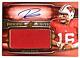 2012 Ud Spx Russell Wilson Rookie Rc Jersey Patch Auto /399 Football Card #75 B
