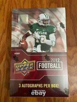 2012 Upper Deck Factory Sealed Hobby Box Russell Wilson Auto RC