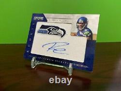 2012 rc auto #/150 LOGO patch jersey Russell Wilson Prominence QB SEAHAWKS