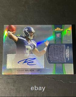 2012 topps finest russell wilson rookie auto #rap-rw refractor /250 Prizm RC RPA