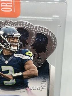 2013-14 Russell Wilson Crown Royale Auto 13/15 On Card Auto Seattle Seahawks