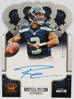 2013 Crown Royale Russell Wilson On Card AUTO /25