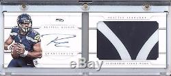 2013 National Treasures Russell Wilson Jumbo Auto Patch Booklet /25
