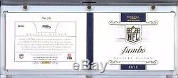 2013 National Treasures Russell Wilson Jumbo Auto Patch Booklet /25