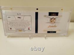 2013 Russell Wilson National Treasures Auto Jumbo Relic Booklet Autograph /25