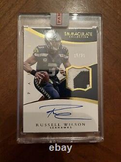 2015 Immaculate Russell Wilson Auto /25