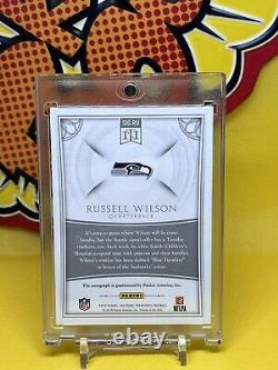 2015 National Treasures Auto Russell Wilson #1/5 Seahawks Broncos