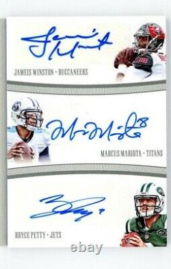 2015 National Treasures Football 12 Auto Booklet Russell Wilson Andrew Luck 2/5