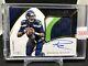 2015 Panini Immaculate Russell Wilson 4 Color Jumbo Patch On Card Auto Sp /25