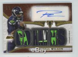 2015 Topps Triple Threads Russell WIlson Patch Auto Jersey 1/1 One of One