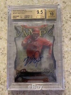 2016 Topps Tribute Mike Trout Ageless Accolades Auto /50 BGS 9.5/10