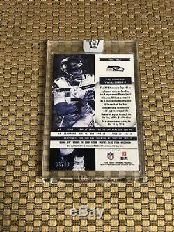 2018 Honors Gold Russell Wilson Auto Ssp 10/10 Prizm Refractor Seahawks Encased