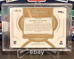 2018 Panini Flawless Russell Wilson Dual Patch Auto /15