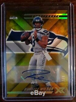 2018 Panini XR Russell Wilson Auto GOLD 1/3