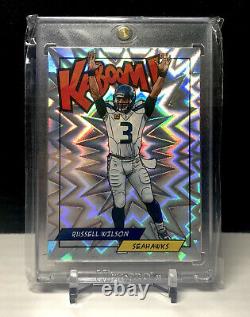 2018 Russel Wilson Panini Absolute Kaboom Refractor non auto SSP Seahawks Mint