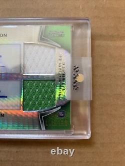 2019 National Treasures DK METCALF Rookie Patch Auto & Russell Wilson- Seahawks