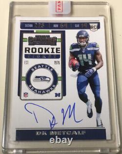2019 Panini Contenders DK Metcalf On Card Auto Rookie Ticket Seahawks Sealed