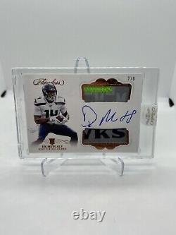 2019 Panini Flawless Bronze /6 DK Metcalf RPA Rookie Dual SICK Patch Auto RC