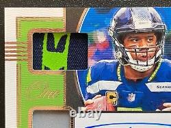 2019 Panini ONE Russell Wilson Quad Patch Auto! 