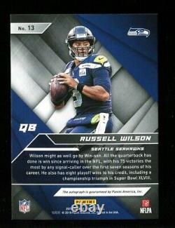 2019 Panini XR RUSSELL WILSON AUTO! Ultra Short Print #2 of only 5! Rare card