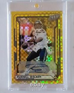 2019 Russell Wilson National Convention VIP Prizm Auto #3/5 very rare