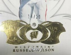 2019 Russell Wilson Panini Flawless Genuine Diamond non Auto 14/20 Seahawks SSP