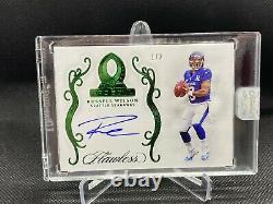 2020 Flawless Football Russell Wilson Pro Bowl Ink Auto 1/2 Seahawks
