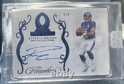 2020 Flawless Football Russell Wilson Pro Bowl Ink Auto 4/5 Seahawks Broncos