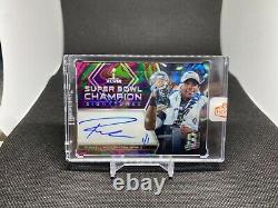 2020 Honors Football 2018 Spectra Russell Wilson Super Bowl Champ Auto 1/1