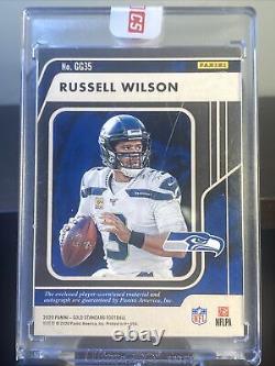 2020 Panini Gold Standard Russell Wilson Good As Gold Patch Auto /10 #GG35