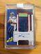 2020 Panini One Encased Russell Wilson Red Patch Autograph 1/4 On Card Auto