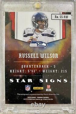 2020 Phoenix Russell Wilson Star Signs Auto Seattle Seahawks Ssp Ss-rw Mvp