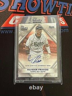 2020 Topps Industry Summit Wander Franco Auto 2/15 Rookie RC Sealed Rare