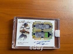 2021 Flawless Football Russell Wilson Dual Patch Auto /15 Seahawks 3 Color