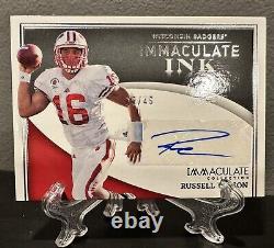 2022 Immaculate RUSSELL WILSON Auto #/49 Autograph ink RARE? Seahawks Broncos