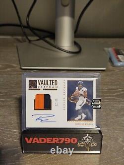 2022 Panini Encased Russell Wilson Vaulted Veterans Patch Auto #/20