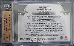 Bgs 9.5 2012 Bowman Sterling Russell Wilson Rc (1/1) Jsy Superfractors Auto 10