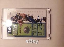 Lot of (2) 2012 Contenders Russell Wilson Auto Rookie Blue Jersey