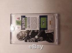 Lot of (2) 2012 Contenders Russell Wilson Auto Rookie Blue Jersey
