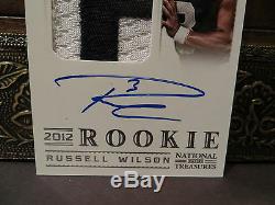 National Treasures Autograph Jersey Auto Rookie Russell Wilson 91/99 2012