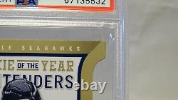 Psa 9? 2012 Panini Contenders Russell Wilson Rookie Of The Year Roy 8/10 Auto
