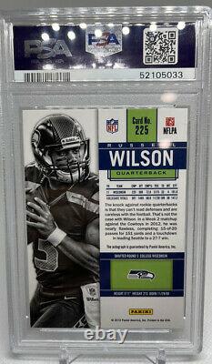 Psa 9 Russell Wilson 2012 Panini Contenders Rookie Ticket Blue Jersey Auto Rc Sp