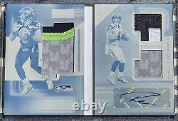 RUSSELL WILSON 1/1 2018 Playbook 3 Clr Jersey Autograph AUTO One Of One NM+