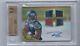 Russell Wilson 2012 Certified Mirror Gold Quad Game Used Auto /25 Bgs 9.5 With10