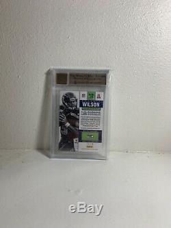 RUSSELL WILSON 2012 Contenders RC Auto Playoff Ticket #/99 BGS 9.5/10 Gem Mint
