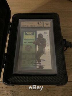 RUSSELL WILSON 2012 Contenders RC Auto Playoff Ticket #/99 BGS 9.5/10 Gem Mint