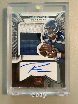 RUSSELL WILSON 2012 Crown Royale #280 RC PATCH AUTO /349