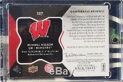 RUSSELL WILSON 2012 Exquisite RPA 2 Clr Patch Auto /150 Rookie Card RC Autograph