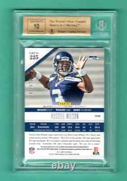 RUSSELL WILSON 2012 LIMITED RC PATCH x6 AUTOGRAPH / 299 AUTO 10 BGS 9.5 SEAHAWKS